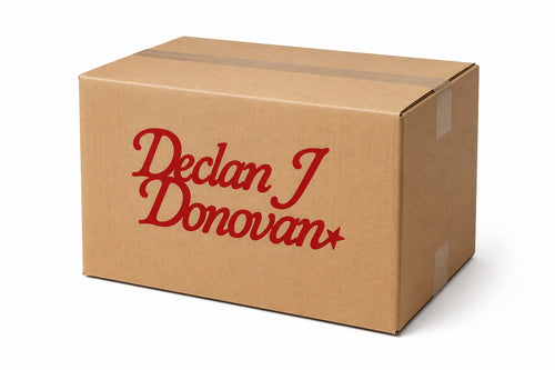 Declan J Donovan full merch bundle shipping box